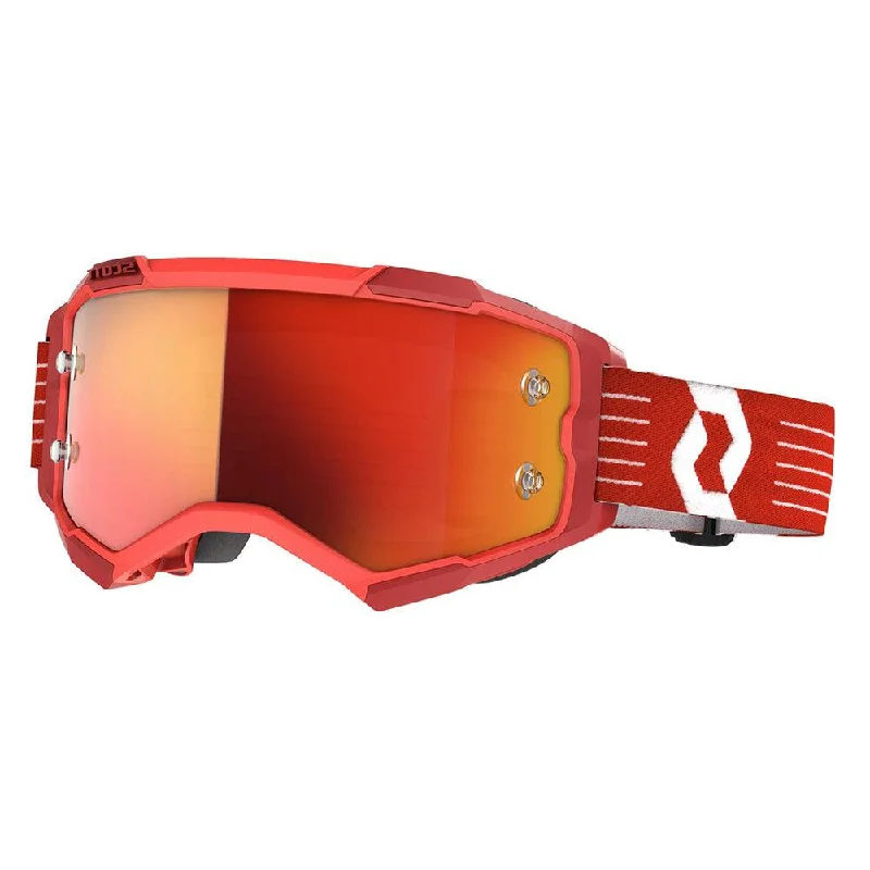 Bike tire kit-SCOTT 2021 FURY GOGGLE - BRIGHT RED (ORANGE CHROME)