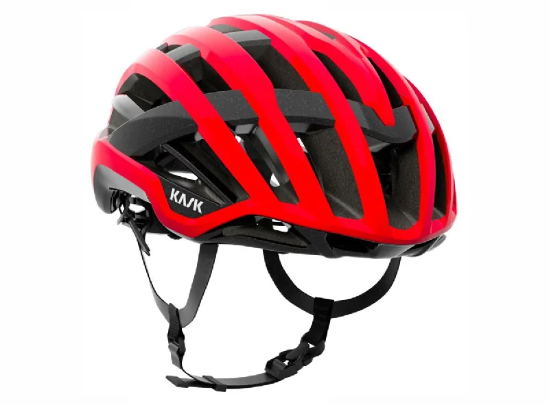 Bicycle gear clip-Kask Valegro Road Helmet - Red