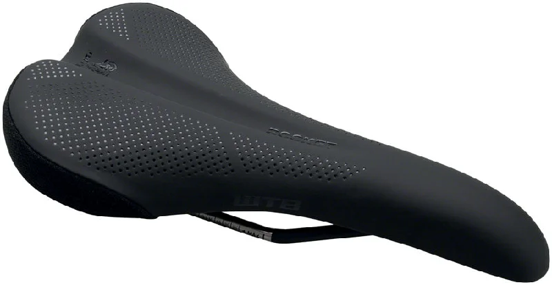 Road bike flats-WTB Rocket Saddle - Titanium Black Narrow