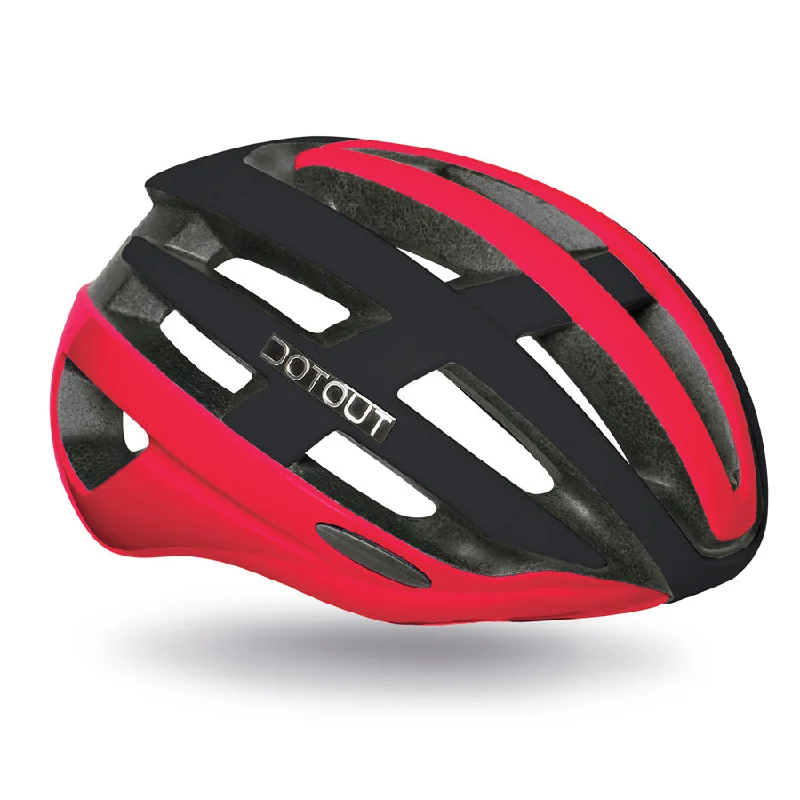 Cycling glasses sun-Casco DotOut Targa - Rosso Lucido Nero Opaco