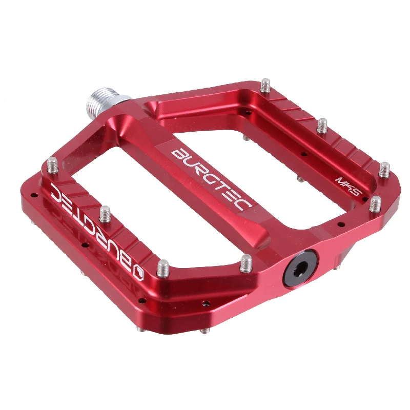 Bicycle lock bar-Burgtec Penthouse MK5 Pedals CrMo - Red