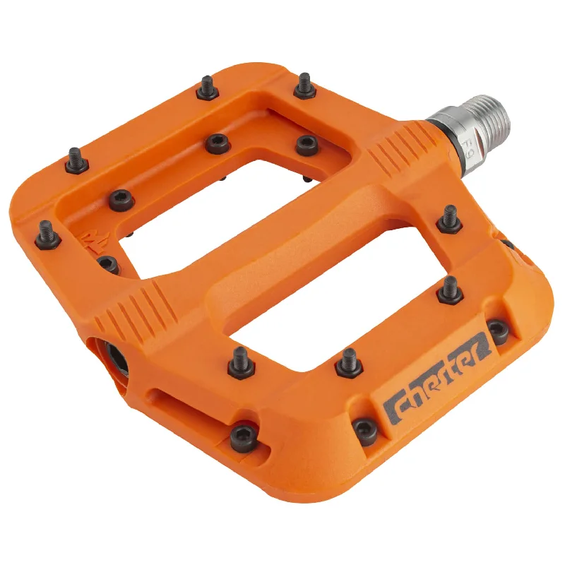 Mountain bike lugs-Race Face Chester (2023) Composite Pedals Orange