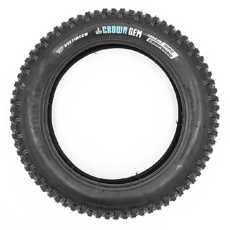 Road bike flats-Kids Ride Shotgun Dirt Hero Hybrid Tire 12x2.25 Wire Tubeless Ready MPC 27TPI Black