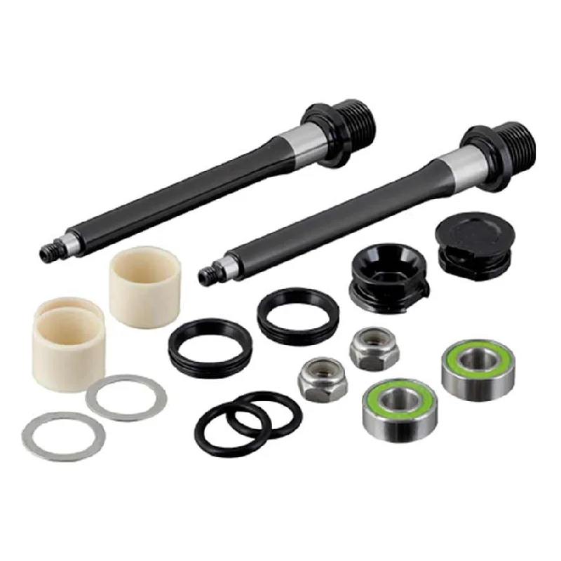 Road bike flats-Spank Pedal axle rebuild kit for Spoon 100/110