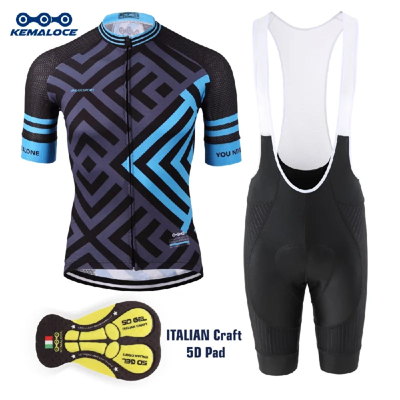 Cycling rain strap-KEMALOCE Pro Team Cycling Jersey Sets (2 Variants)