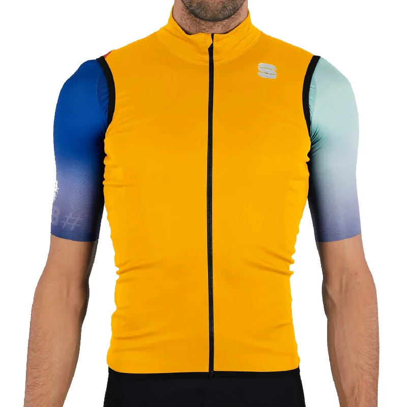 Bicycle tire plug-Gilet Sportful Fiandre Light Norain - Giallo