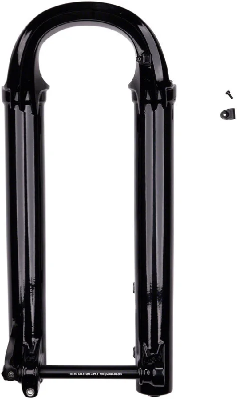 Mountain bike liner-FOX Lower Leg Assembly - 2021 36 27.5in 130-170 15x110 QR F-S PE-S Shiny BLK