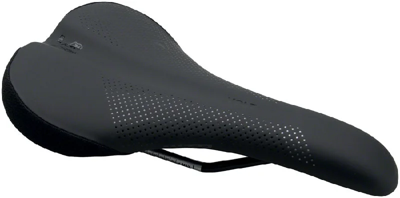 Bicycle tail strap-WTB Volt Saddle - Steel Black Wide