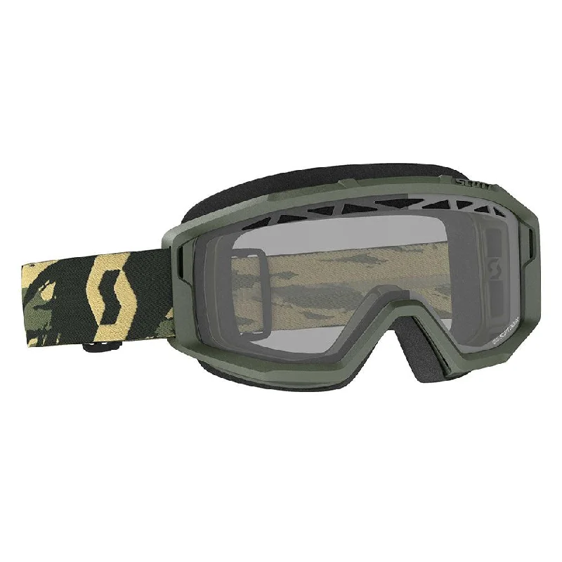 Road bike levers-SCOTT 2021 PRIMAL ENDURO GOGGLE - CAMO KHAKI (CLEAR)