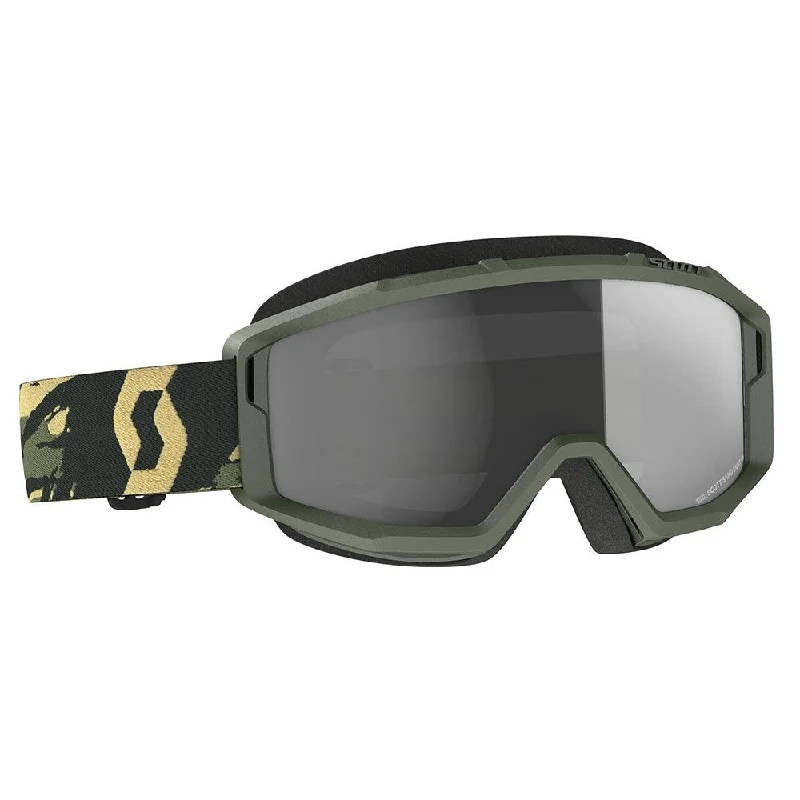 Cycling rain hood-SCOTT 2021 PRIMAL SAND DUST GOGGLE - CAMO KHAKI (DARK GREY)