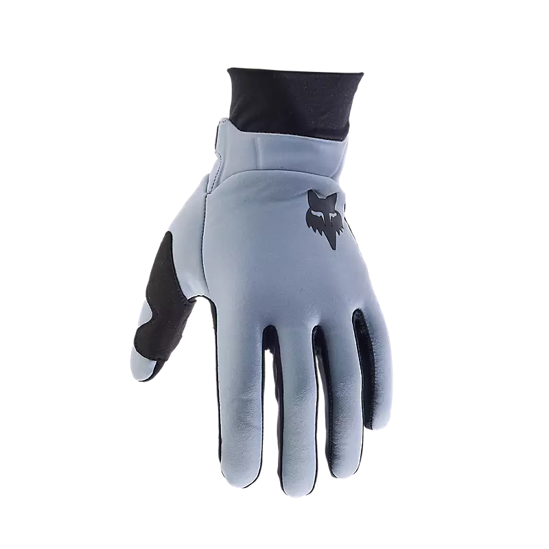 Bicycle fender mount-Fox Racing Defend Thermo Glove - Steel Gray