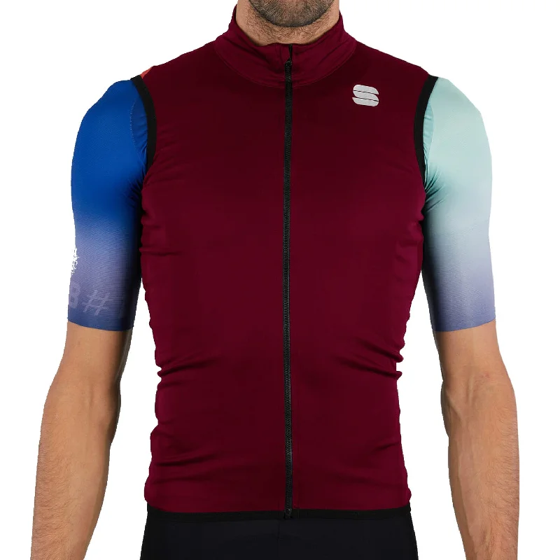 Mountain bike pads-Gilet Sportful Fiandre Light Norain - Bordeaux