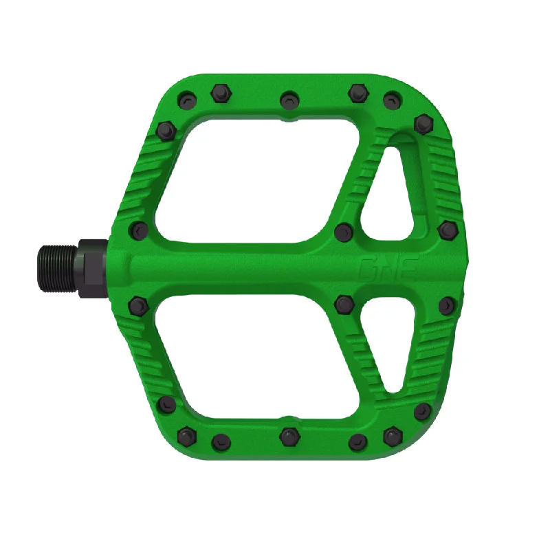 Mountain bike guard-OneUp Components Comp Platform Pedals Green