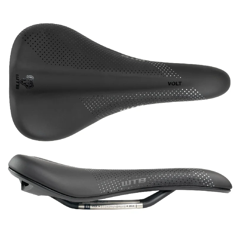 Cycling hat lightweight-WTB Volt Fusion Form Saddle - Titanium Black Medium