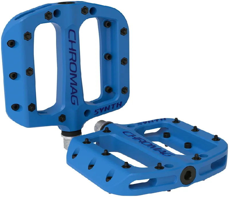 Road bike liners-Chromag Synth Pedals Blue