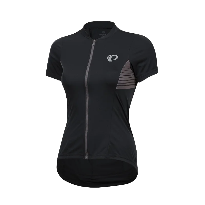 Cycling water pouch-Pearl Izumi Select Pursuit Short Sleeve Road Jersey - Womens - Black Diffuse